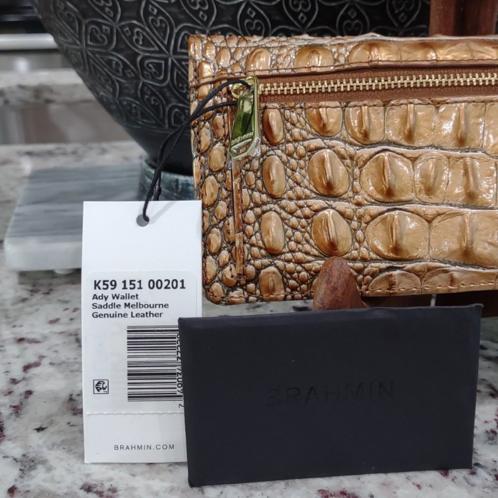Brahmin 🎀Ady Wallet🎀Saddle Melbourne - Picture 3 of 6